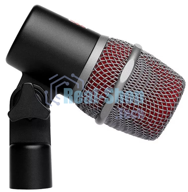 Микрофон динамический sE Electronics V BEAT инструментальный, для малых барабанов и томов, 30 Гц 19 кГц, суперкардиоида, комплектация: резьбовой адаптер, чехол на молнии, ветрозащита, гайка с накаткой для надежной фиксации микрофона