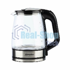 Чайник электрический Матрена MA-155 2,2л, стекло, черный (105230)