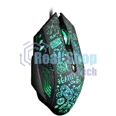 Мышь проводная игровая Smartbuy (SBM-745G-K) RUSH X15 серный