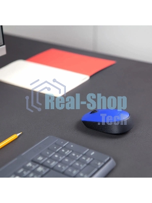 Мышь беспроводная Logitech M171 синий, 1000 dpi, радиоканал, USB, кнопки - 3