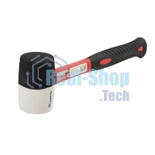 Киянка Matrix 11171 резиновая, 450 г, чернобелая резина, фибергласовая рукоятка