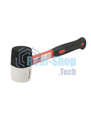 Киянка Matrix 11171 резиновая, 450 г, чернобелая резина, фибергласовая рукоятка