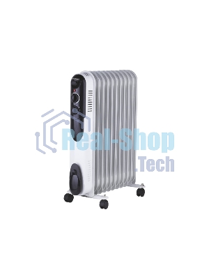 Обогреватель масляный Neoclima NC 9307 белый/черный, 1500 Вт, 15 м2, термостат 28742