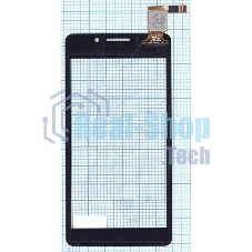 Сенсорное стекло (тачскрин) для DNS S4503Q, черное