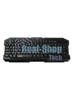 Комплект клавиатура+мышь Qumo Mystic K58/M76 проводной, USB, 3200 DPI, чёрный
