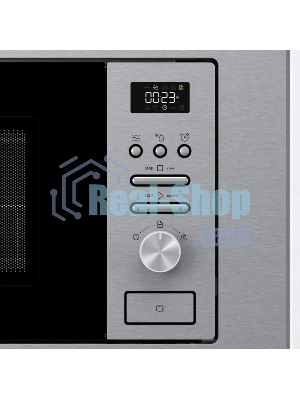 Микроволновая печь встраиваемая Gorenje BMI201AG1X нержавеющая сталь, 20 л, 800 Вт, переключатели - поворотный механизм/кнопки