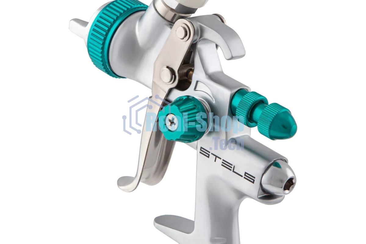 Краскопульт пневматический STELS ag 901 lvmp 57365профессиональный гравитационный