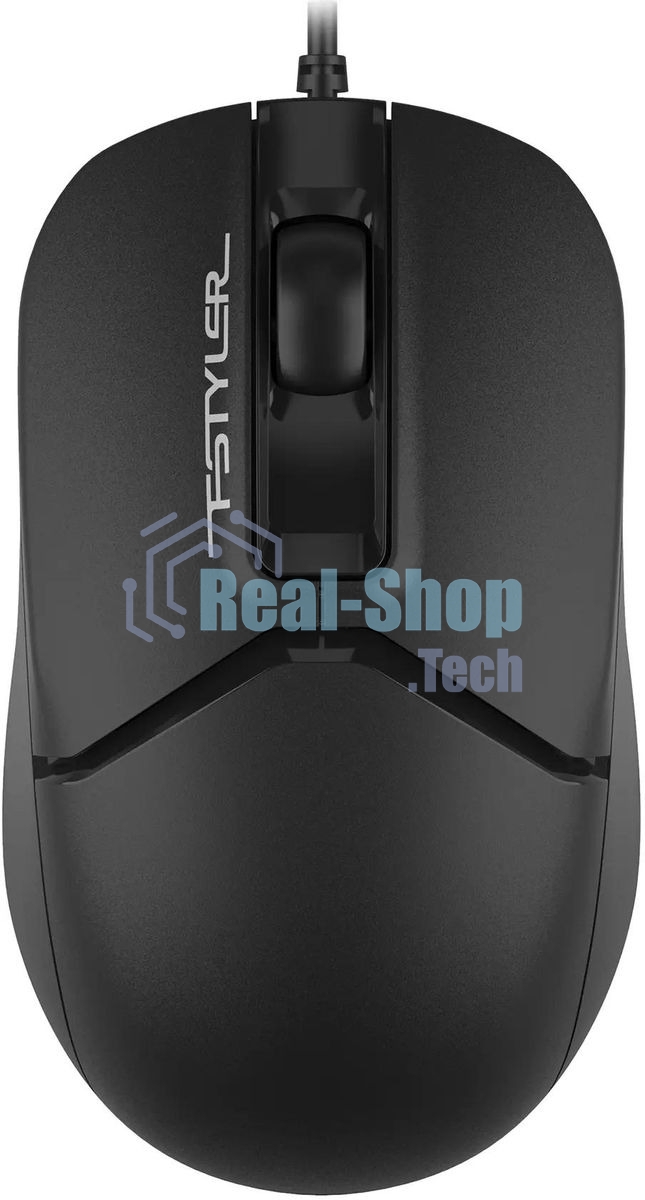 Мышь проводная A4Tech Fstyler FM12S черный, 1200 dpi, USB, кнопки - 3