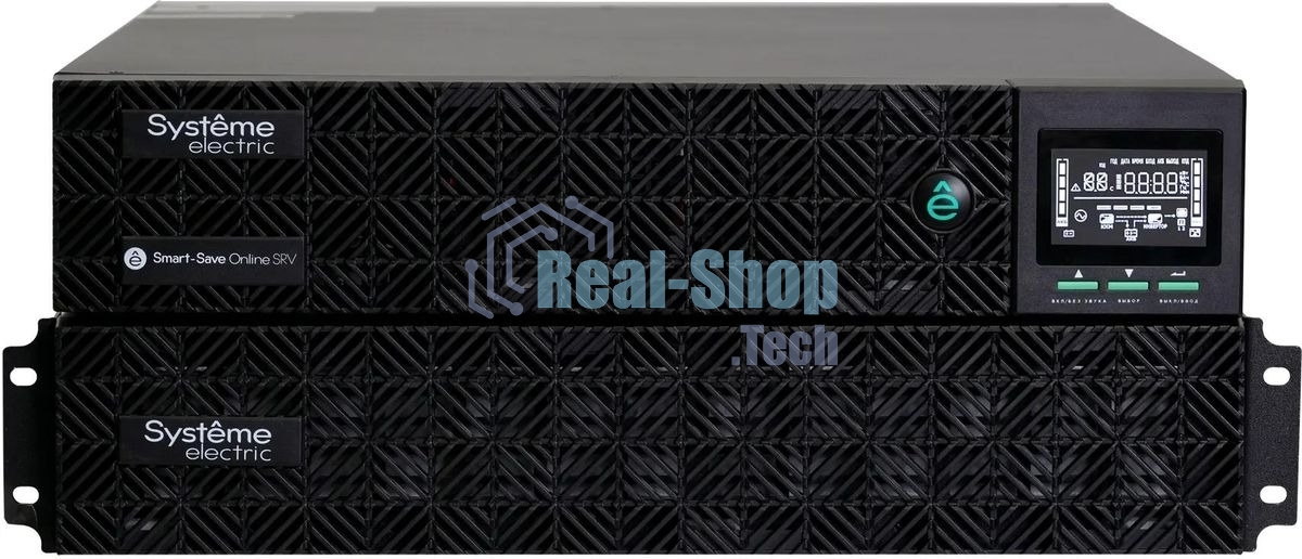 Источник бесперебойного питания Systeme Electric Smart-Save Online SRV SRVSE10KRTXLIG2-PM / 10000 ВA / 10000 Вт / 1 x IEC 320 С19, клеммная колодка