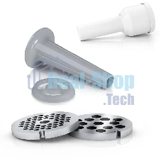 Мясорубка электрическая Bosch MFW2510W белый, 1500 Вт, 1.7 кг/мин, защита от перегрузки, насадки - 3