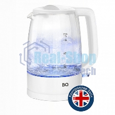 Чайник электрический BQ KT1839G белый. Мощность: 2200 Вт, объем: 1.7 л