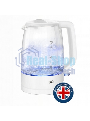 Чайник электрический BQ KT1839G белый. Мощность: 2200 Вт, объем: 1.7 л