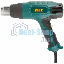 Фен технический FIT 80611 2000 Вт; 60/400/600 °C; 300/500/500 л/мин; рез. накл.; короб.