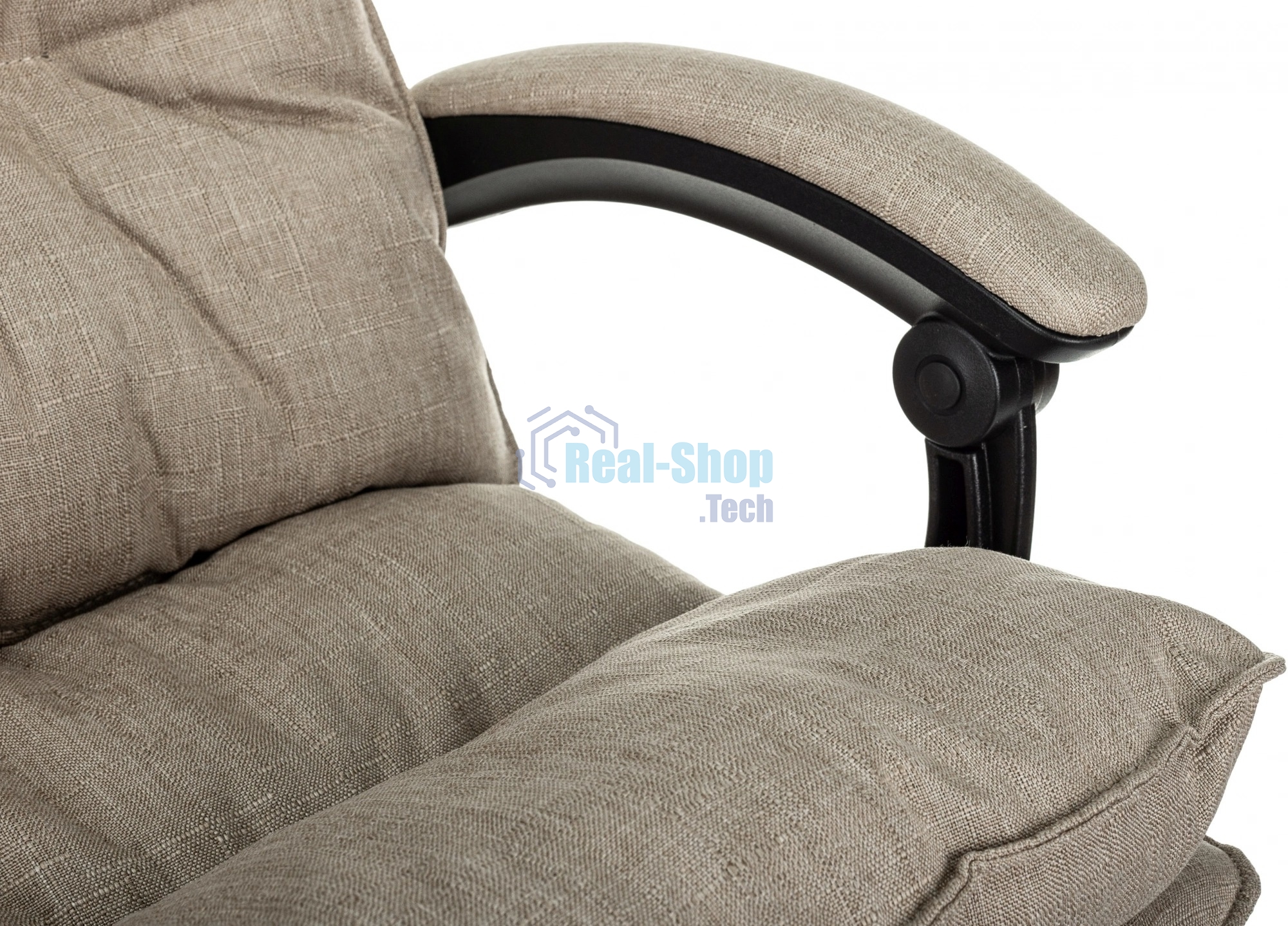 Кресло руководителя Бюрократ CH-820MSG-F бежевый 38-402 крестов. пластик подст. для ног