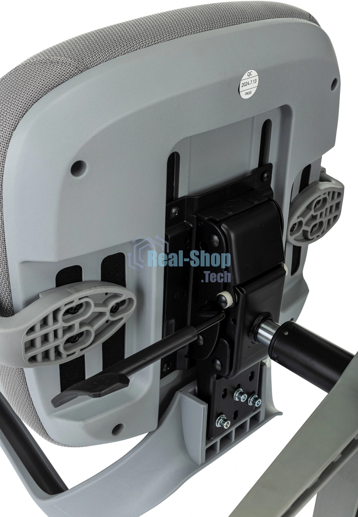 Кресло руководителя Бюрократ MC-G411N-H серый, сетка/ткань, с подголов. крестов. пластик, пластик серый