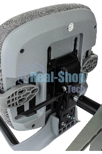 Кресло руководителя Бюрократ MC-G411N-H серый, сетка/ткань, с подголов. крестов. пластик, пластик серый