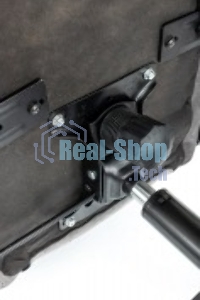 Кресло игровое Бюрократ Zombie Drift/F серый/черный, крестов. пластик, подст. для ног