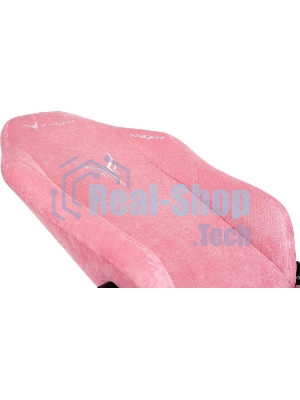 Кресло Knight N1 Fabric розовый, велюр, 120 кг, механизм качания