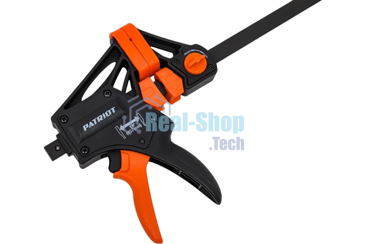 Струбцина PATRIOT Platinum QRP-450P, быстрозажимная, усиленная, 450мм