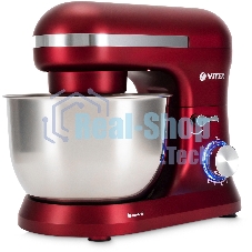 Миксер планетарный Vitek VT-PM0111 1500Вт вишневый