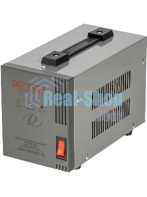 Стабилизатор напряжения Ресанта АСН-1000Д/1-Ц электронный однофазный серый