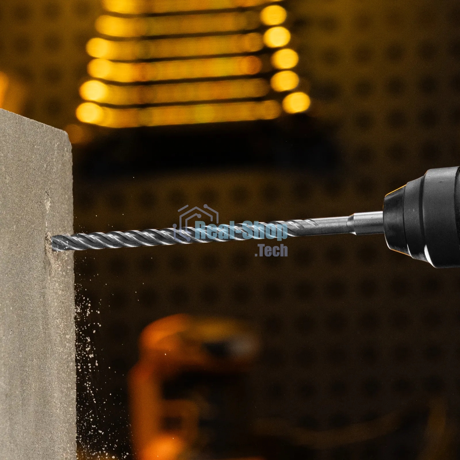 Бур по бетону Denzel цельная крестовая пластина, 10x265 мм, SDS PLUS