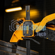 Струбцина Denzel F-образная, быстрозажимная, 150 х 80 мм, усиленный нейлоновый корпус