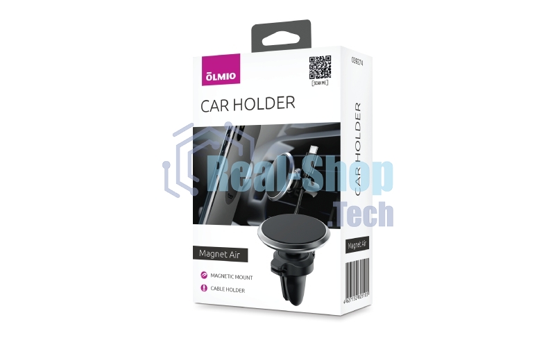 Держатель автомобильный для смартфонов OLMIO Magnet Air