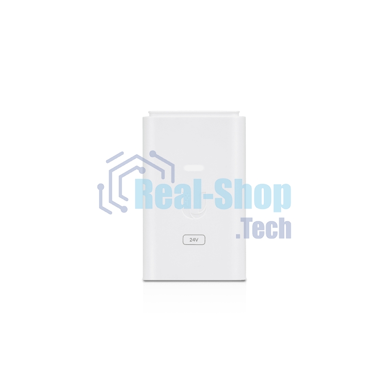 Гигабитный PoE инжектор Ubiquiti POE-24-24W-G-WH, Gigabit PoE Injector, 24V/1A (24W), белый