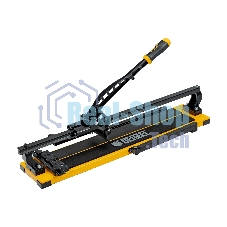 Плиткорез рельсовый Denzel 600х16мм, каретка на подш., стальная станина, усил. рукоятка-пенал