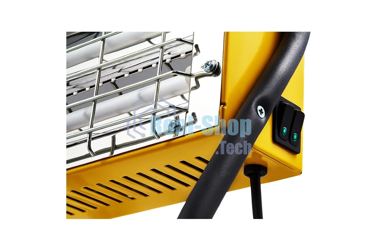 Обогреватель инфракрасный Ballu BIH-LM-1.5-S желтый, кварцевый, 1500 Вт, 25 м2