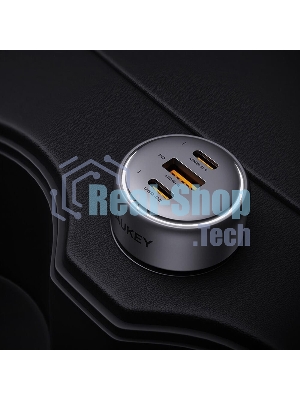 Автомобильное зарядное устройство Aukey Pathfinder 66W серый ACC-CC-P1