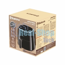 Аэрогриль Sakura SA-7684BK черный, 1500 Вт, 5 л, сенсор, 8 программ