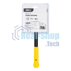 Скребок Deli DL4725 300мм Сталь SK5, Лезвие: глубина 18мм, толщина 0,5мм