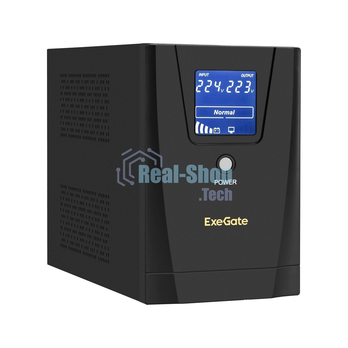 Источник бесперебойного питания ExeGate SpecialPro Smart LLB-1500.LCD.AVR.C13.RJ 1500VA/950W, LCD, AVR, 6*IEC-C13, RJ45/11, черный