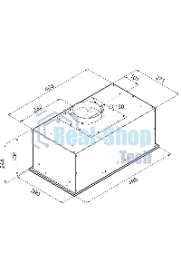 Вытяжка встраиваемая Maunfeld Crosby Power 50 белый, 50 см, 1050 куб. м/ч, 51.8 дБ