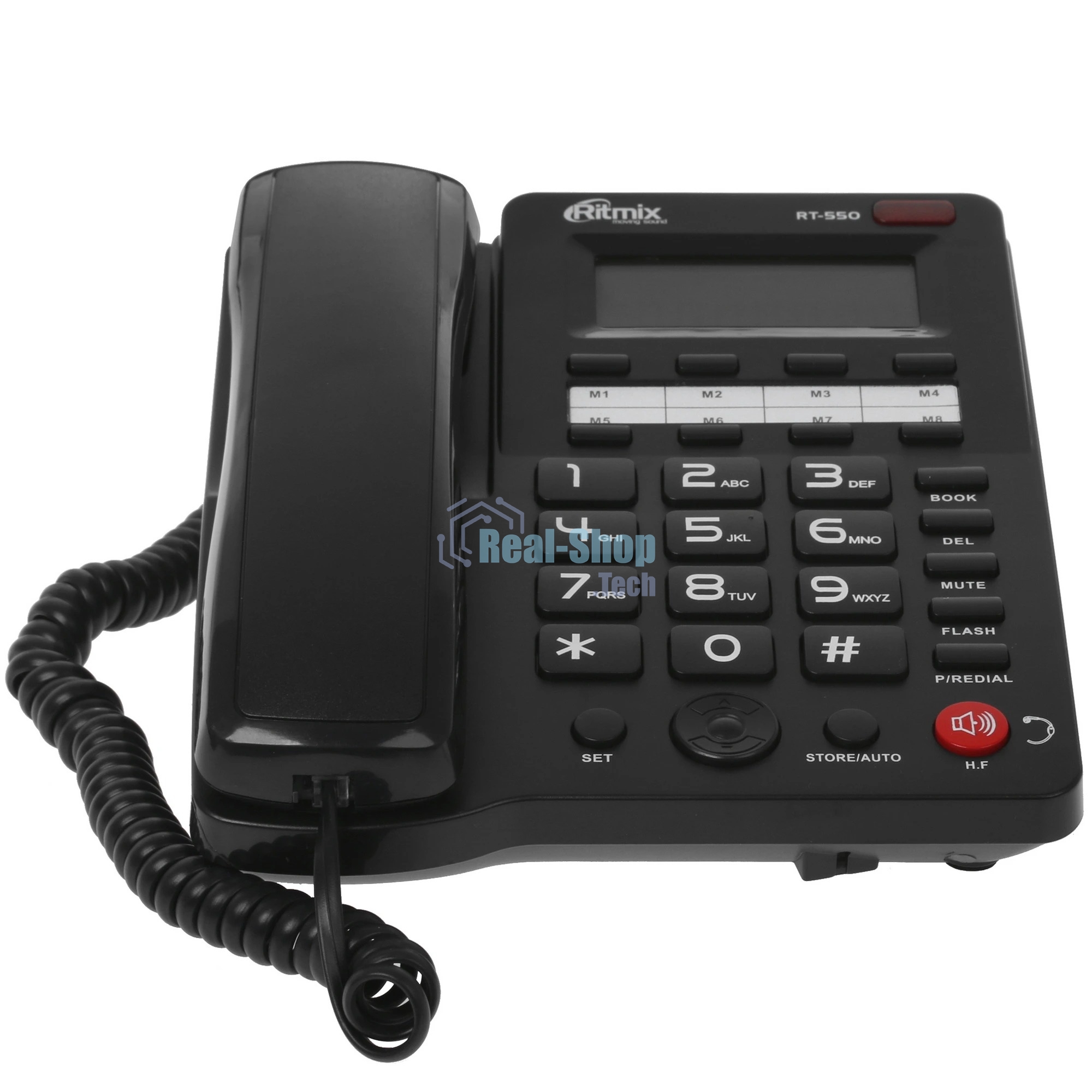 Телефон проводной Ritmix RT-550 черный