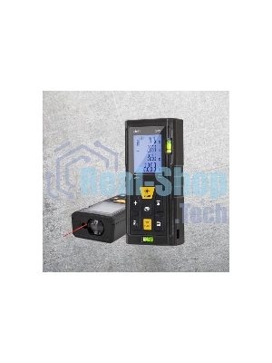 Лазерный дальномер Deli DL4168 (Диапазон измерения 0,05~40м, точность измерения: ±3мм)