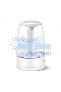 Чайник электрический BQ KT1839G белый. Мощность: 2200 Вт, объем: 1.7 л