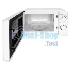 Микроволновая печь Galanz MOS-2007MW белый, 20 л, 700 Вт, переключатели - поворотный механизм