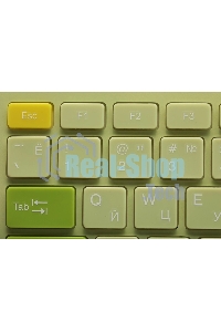 Комплект клавиатура + мышь Acer OCC205 беспроводной USB, 1200 dpi, зеленый/желтый