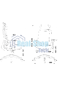 Кресло руководителя Бюрократ MC-G411N-H серый, сетка/ткань, с подголов. крестов. пластик, пластик серый