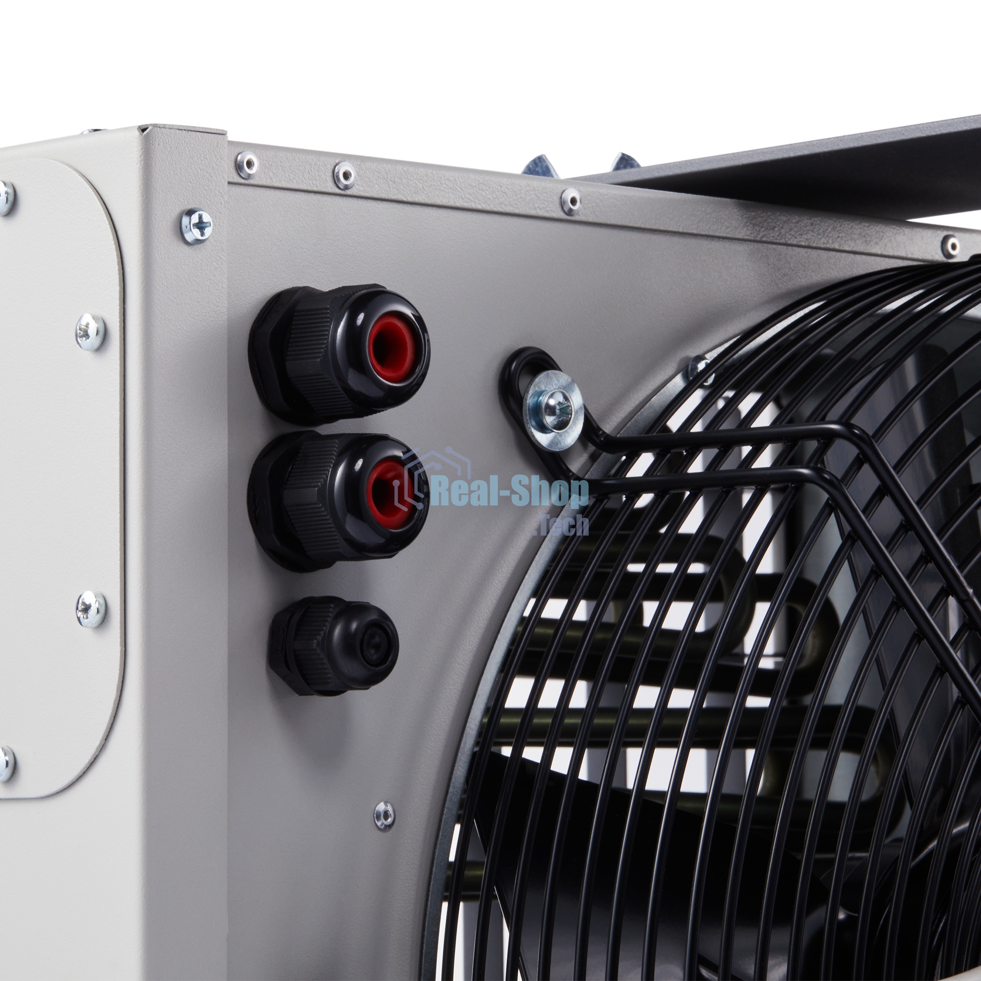 Тепловентилятор Ballu BHP-MW2-10, серый, 10 кВт, 100 м2, механический термостат, пульт д/у