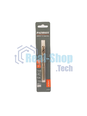 Сверло PATRIOT EXPERT по металлу, Р6М5К5, 7,5 мм, 1 шт в блистере