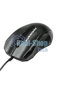 Мышь проводная Nakatomi MON-07U черный, 800 dpi, USB, кнопки - 3