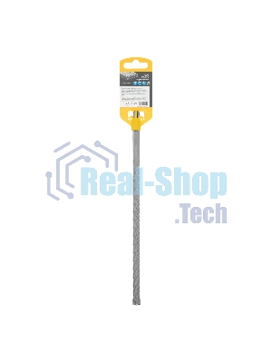 Бур по бетону Denzel цельная крестовая пластина, 10x265 мм, SDS PLUS