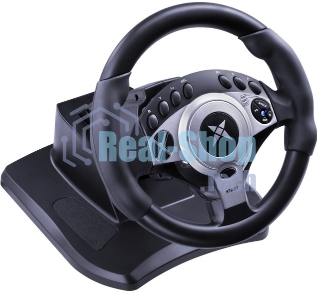 Игровой руль Defender Glazer черный