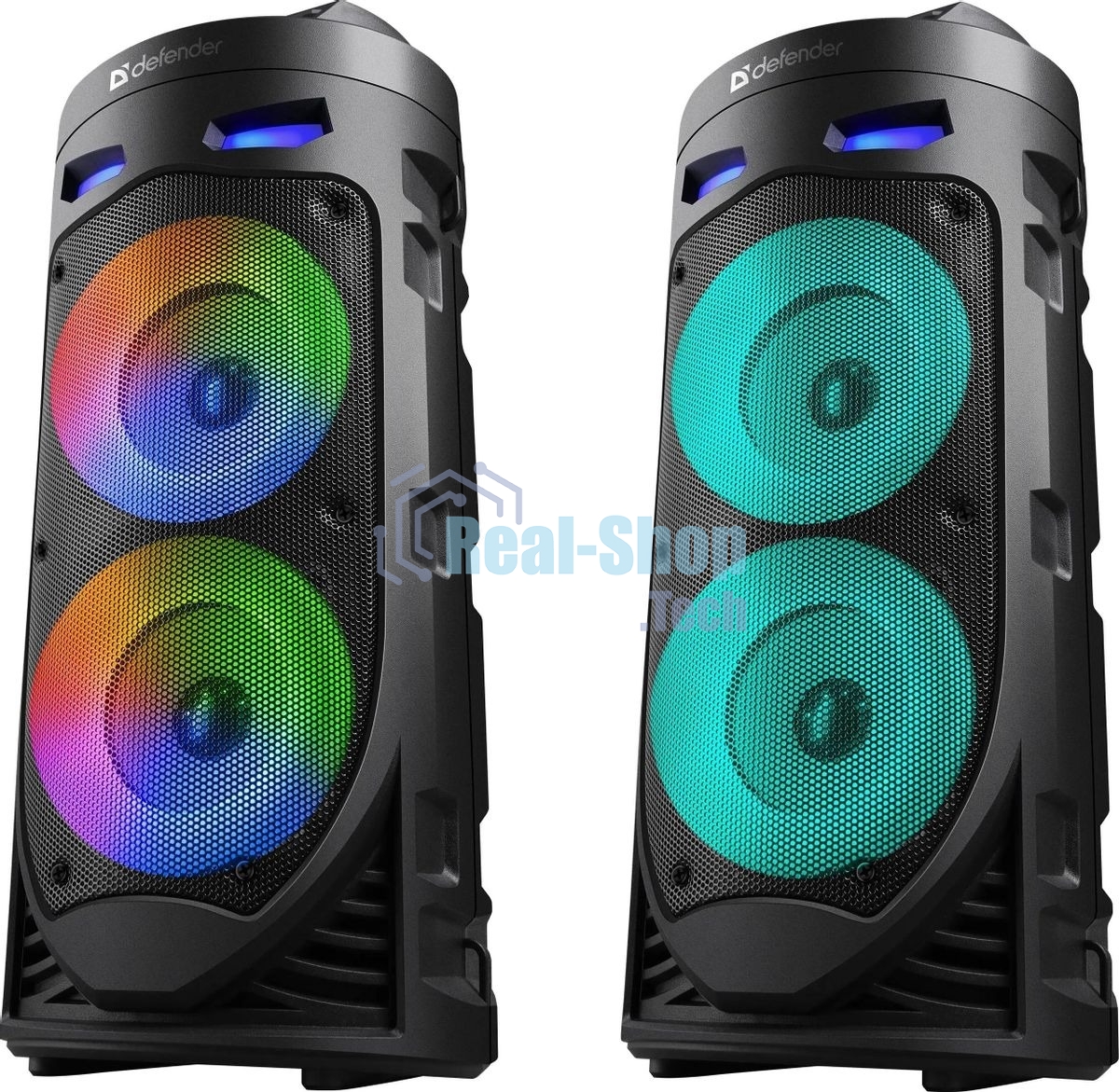 Портативная колонка Defender 16W черный CRASHBOOM