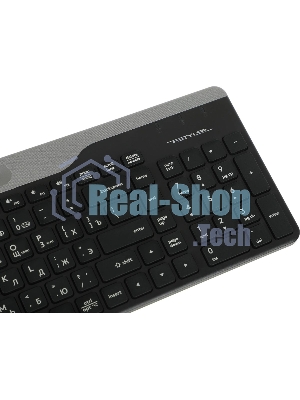 Клавиатура беспроводная A4Tech Fstyler FBK25, USB, Bluetooth/Радиоканал, черный/серый