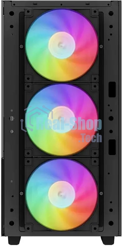 Компьютерный корпус DeepCool CH560 черный (R-CH560-BKAPE4-G-1) (ATX, без БП, 2хUSB, с окном)